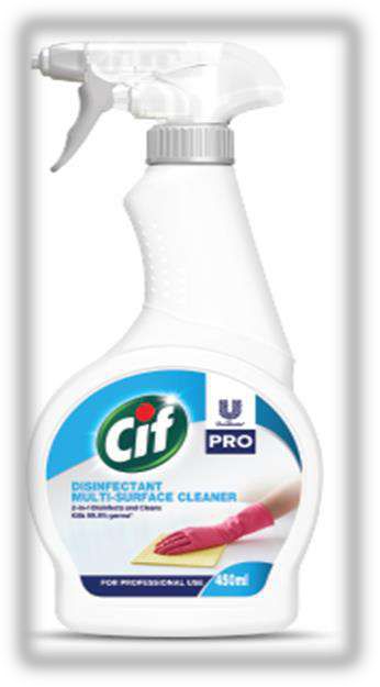 Cif Disinfectant Multi-Surface Cleaner 450ml
